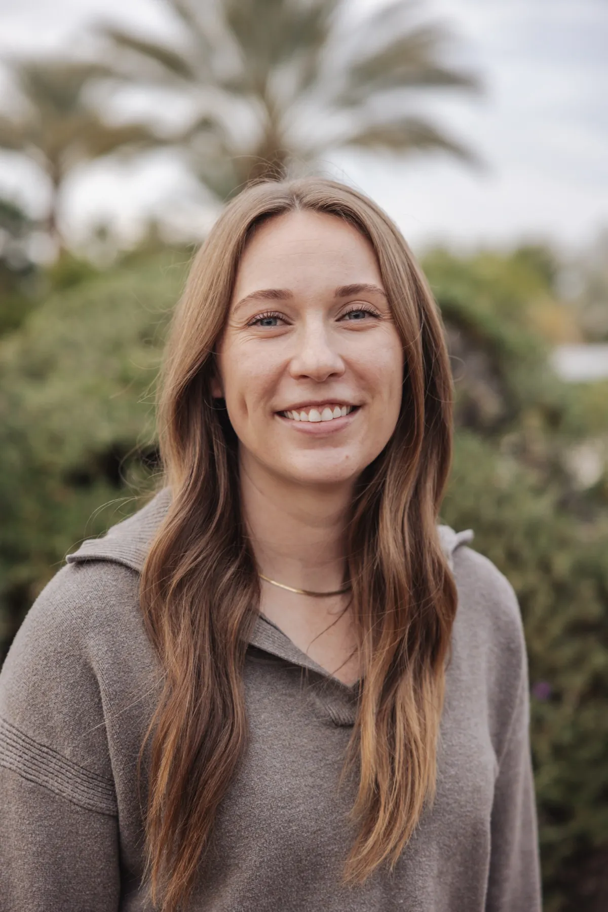 Morgan Wallis smiling outdoors
